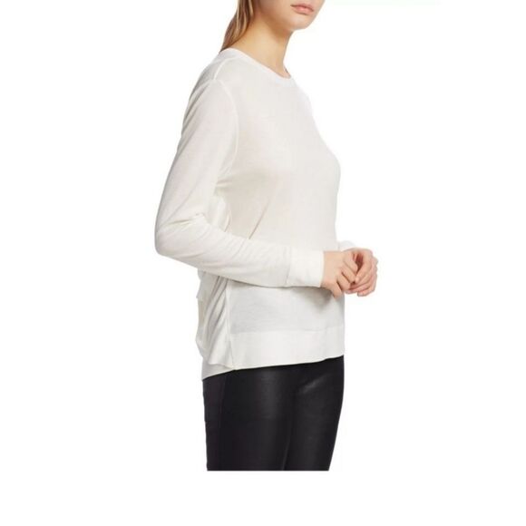 NWT Helmut Lang Extra Small Semi-Sheer Twist Open-Back Long Sleeve Jersey Top‎ - Picture 4 of 14